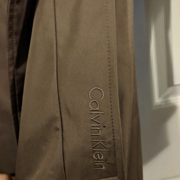 Calvin Klein Belted Water Resistant Trench Coat - Picture 6 of 8